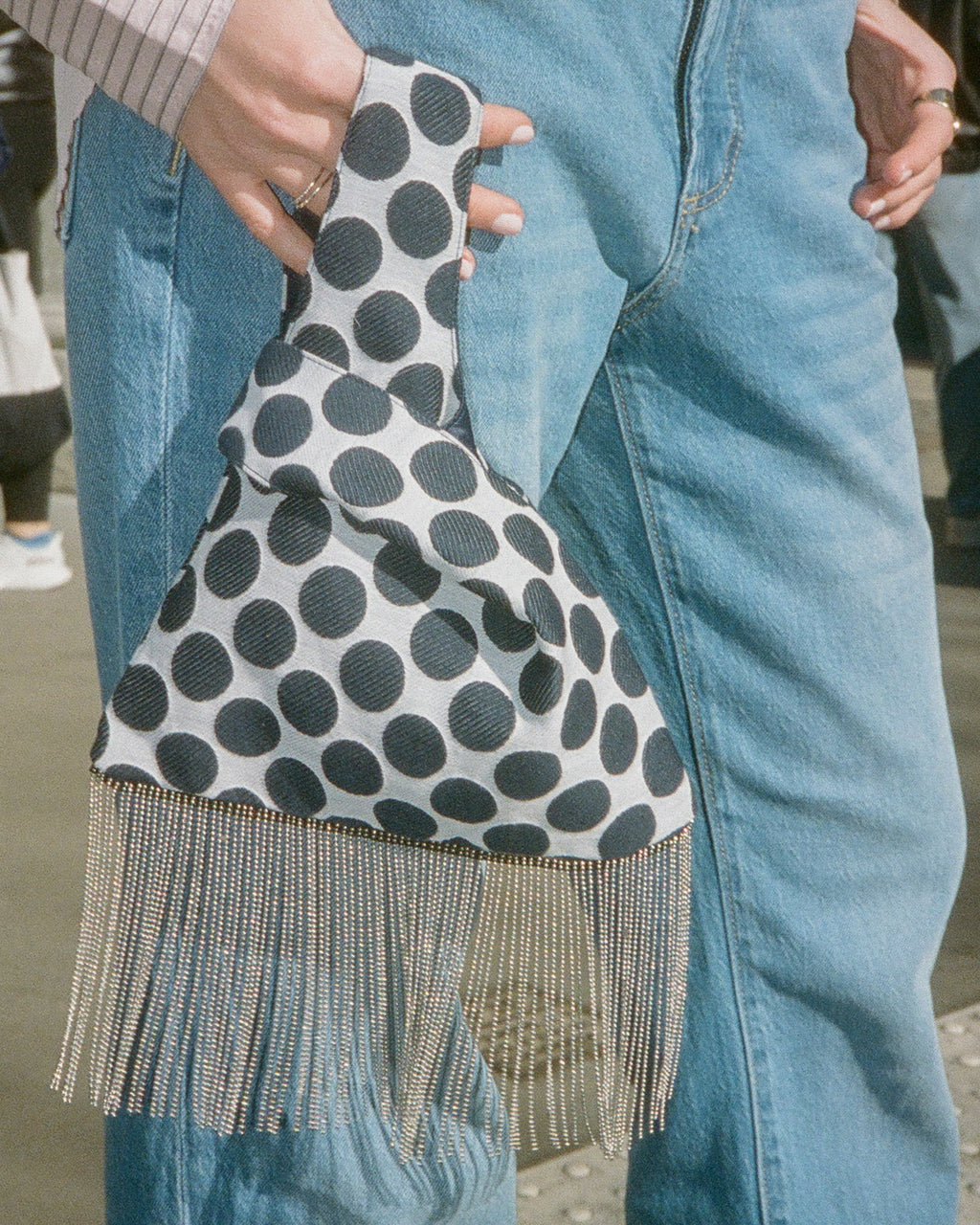 The Navy Dot Bag