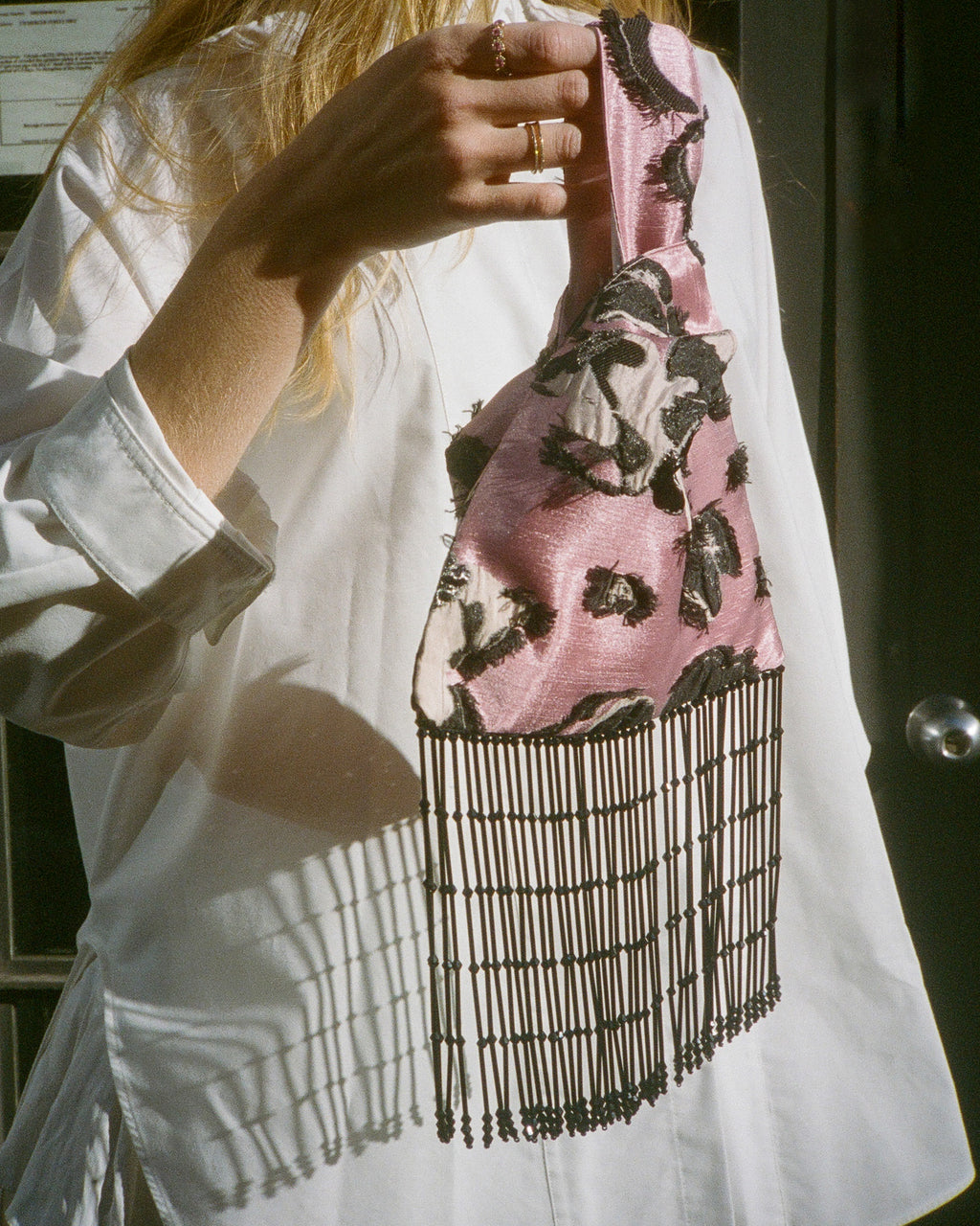 The Knot Bag in Pink Flower