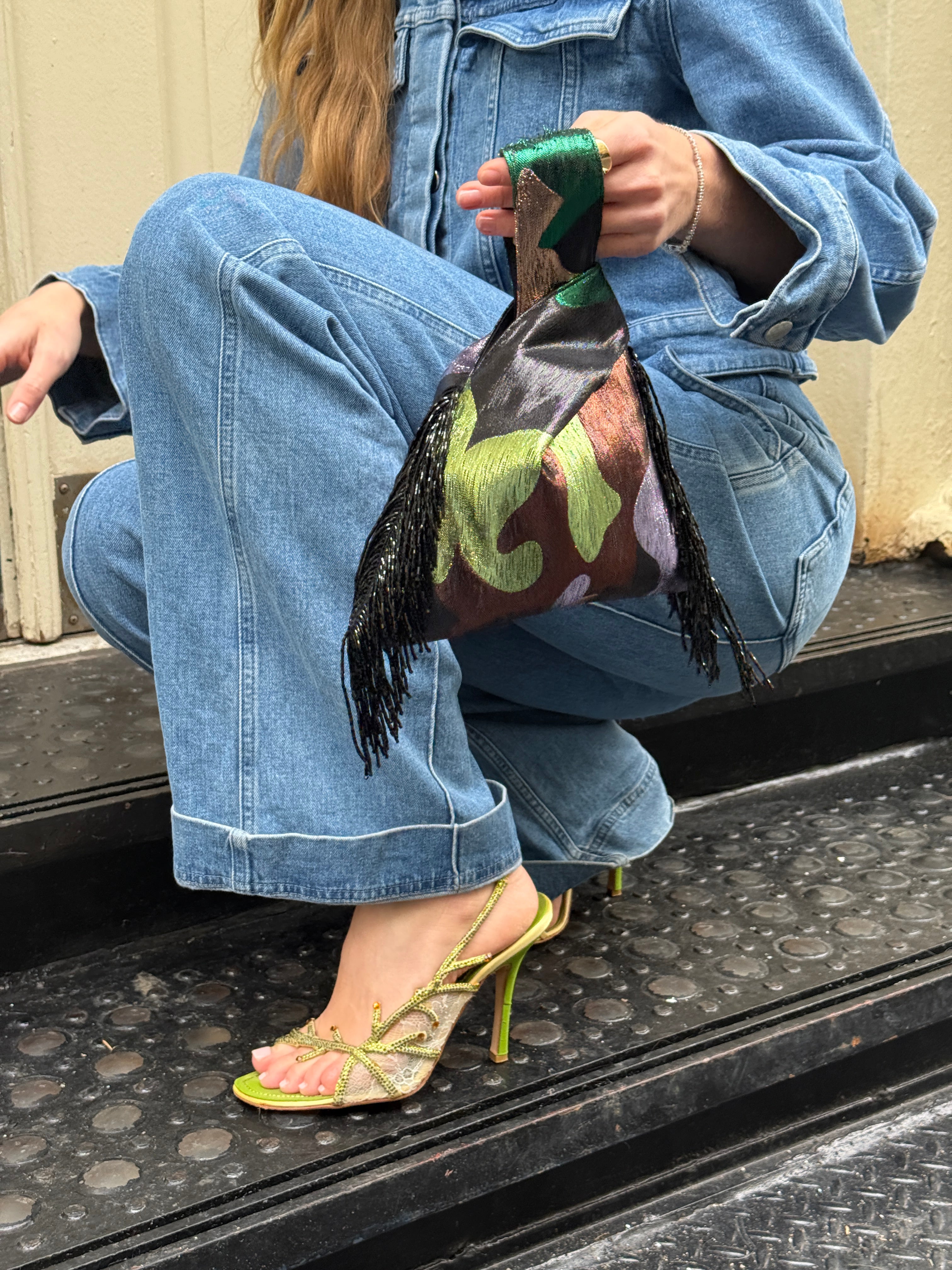 The Knot Bag in Metallic Camo