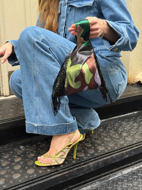 The Knot Bag in Metallic Camo