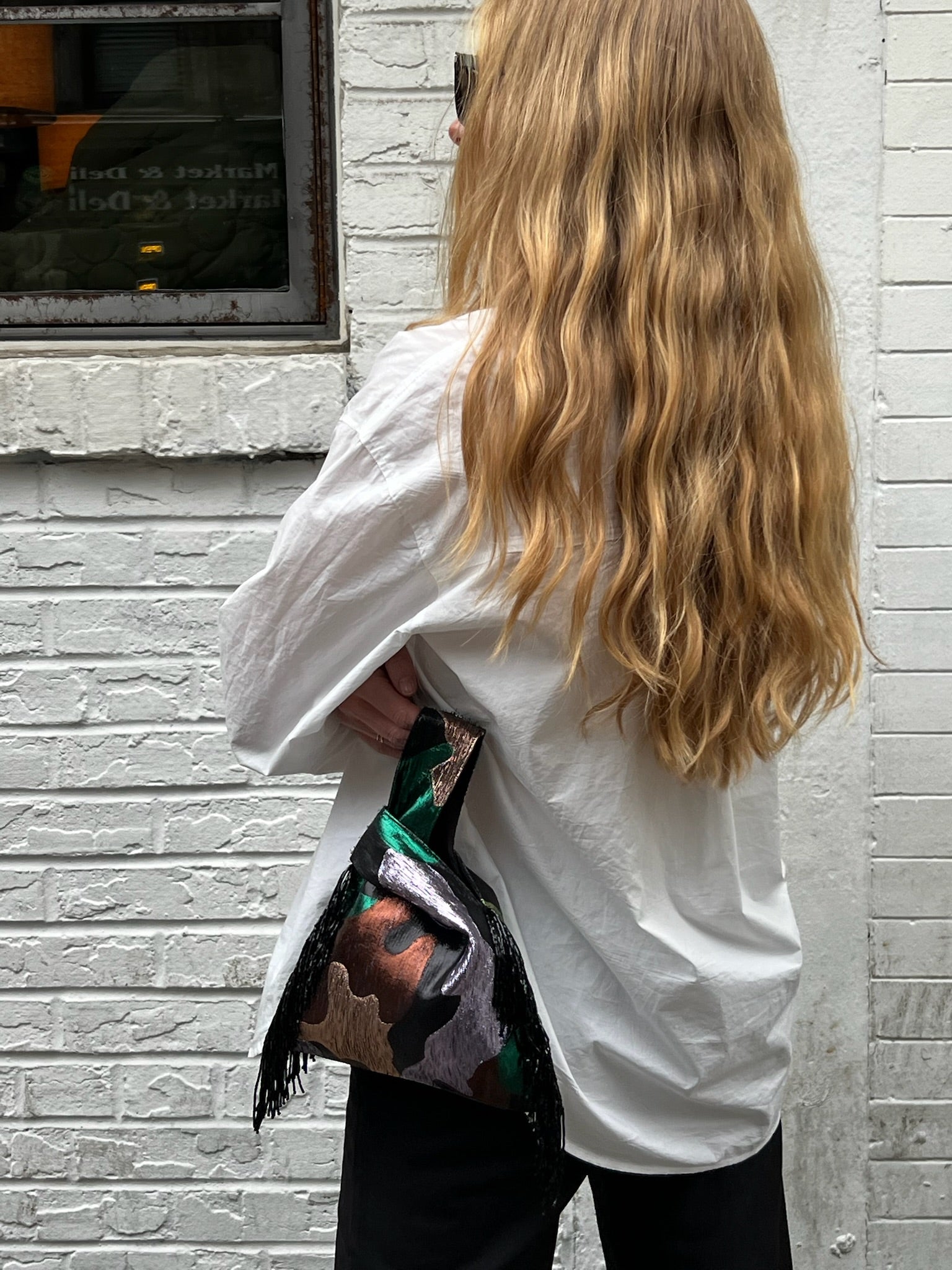 The Knot Bag in Metallic Camo