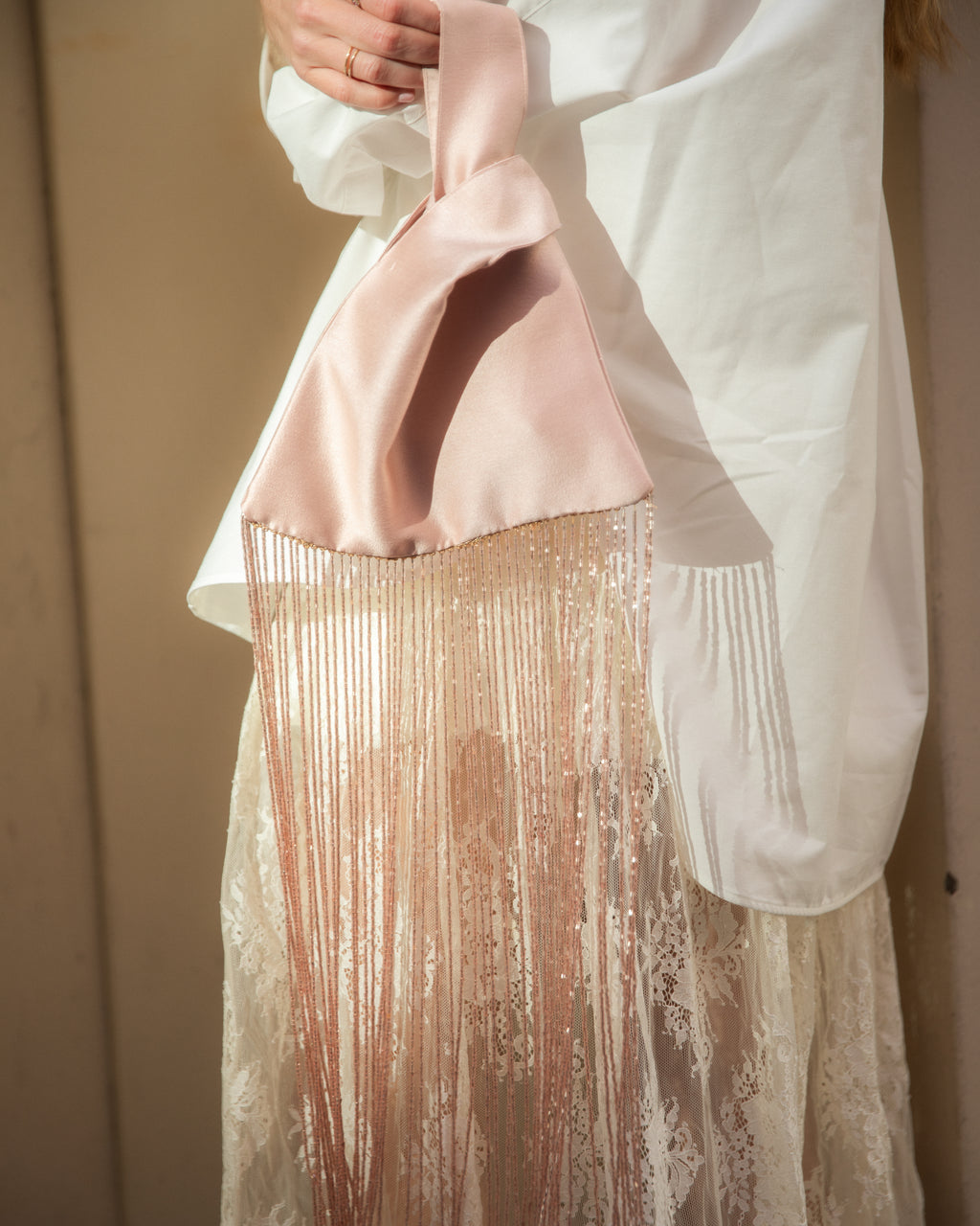 The Knot Bag in Blush