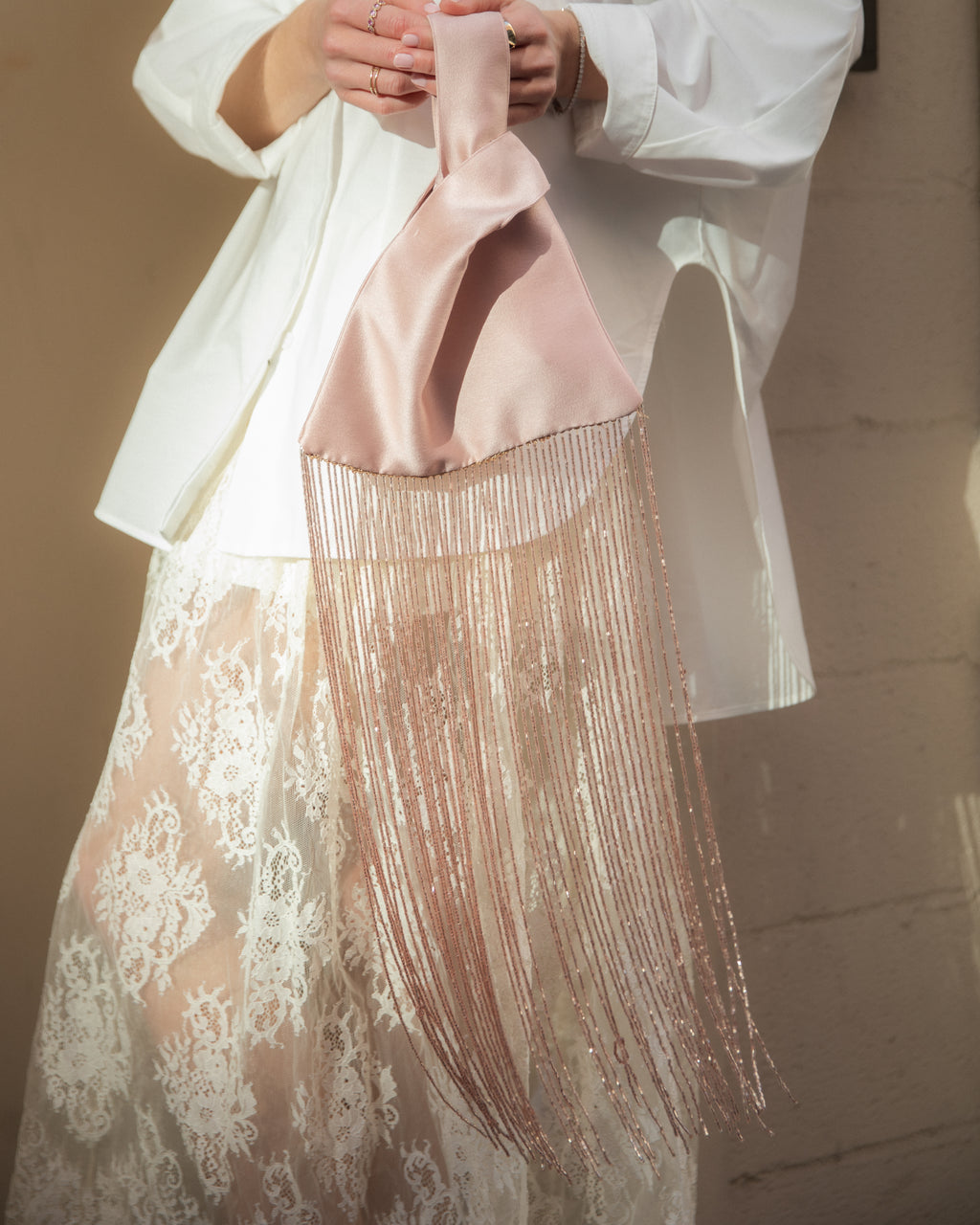 The Knot Bag in Blush
