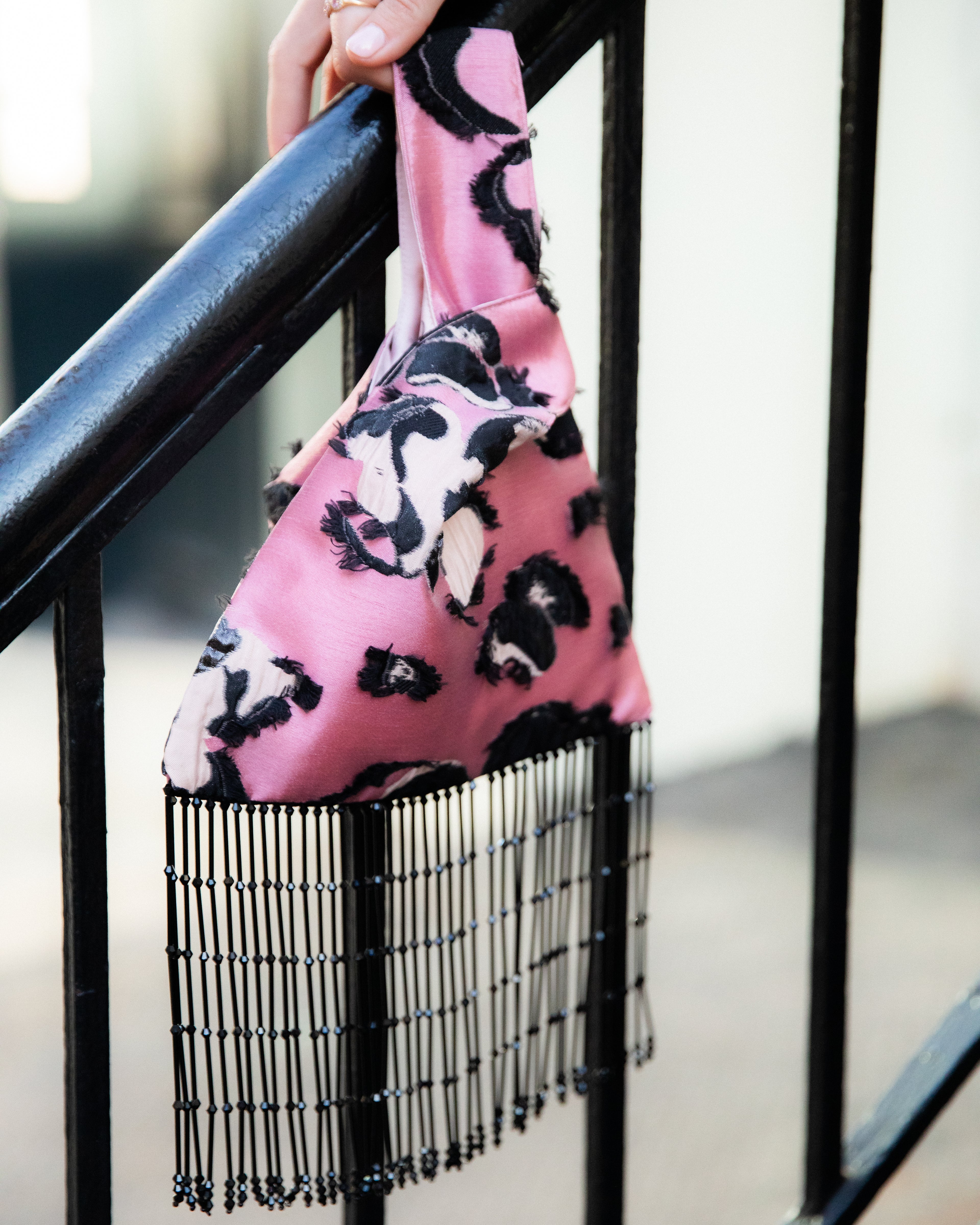 The Knot Bag in Pink Flower