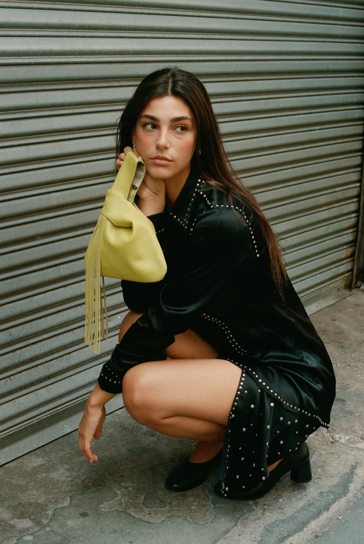 The Chartreuse Leather Knot
