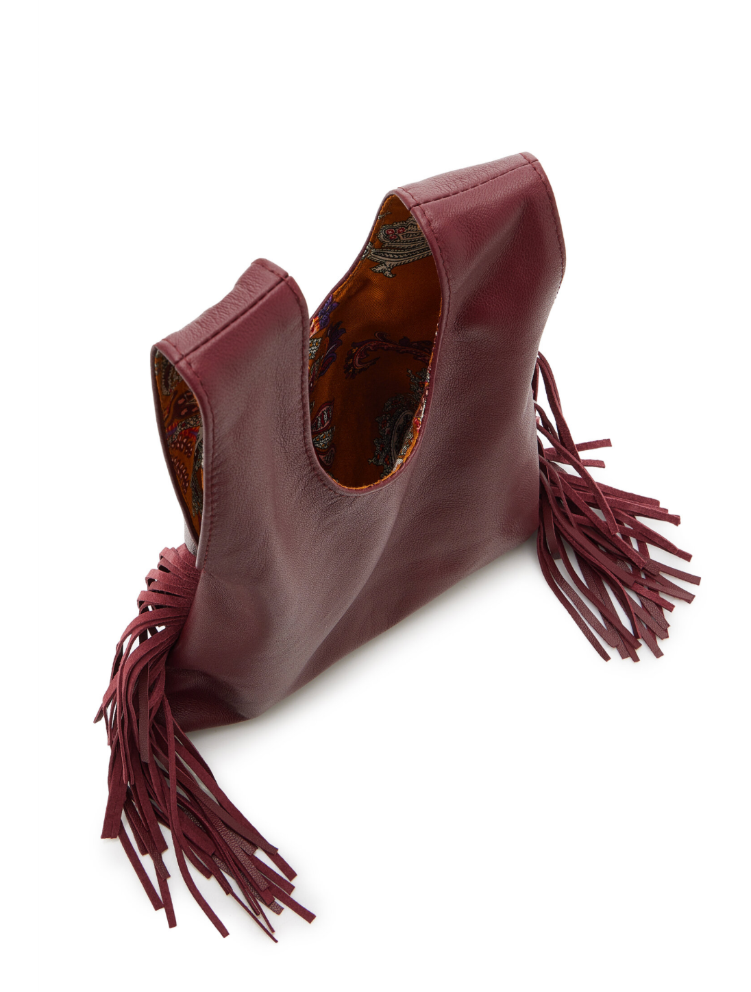 The Burgundy Leather Knot