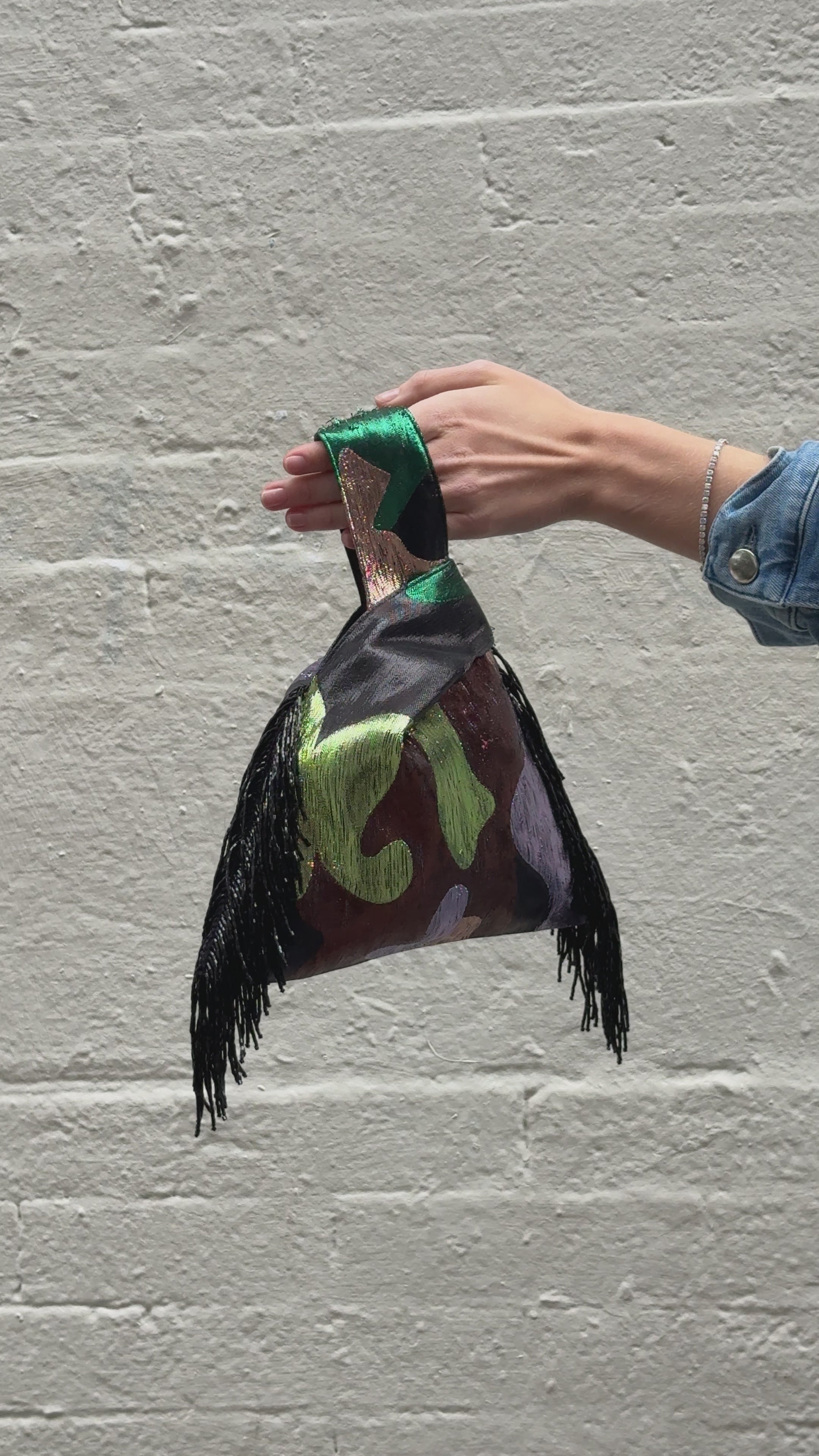 The Knot Bag in Metallic Camo